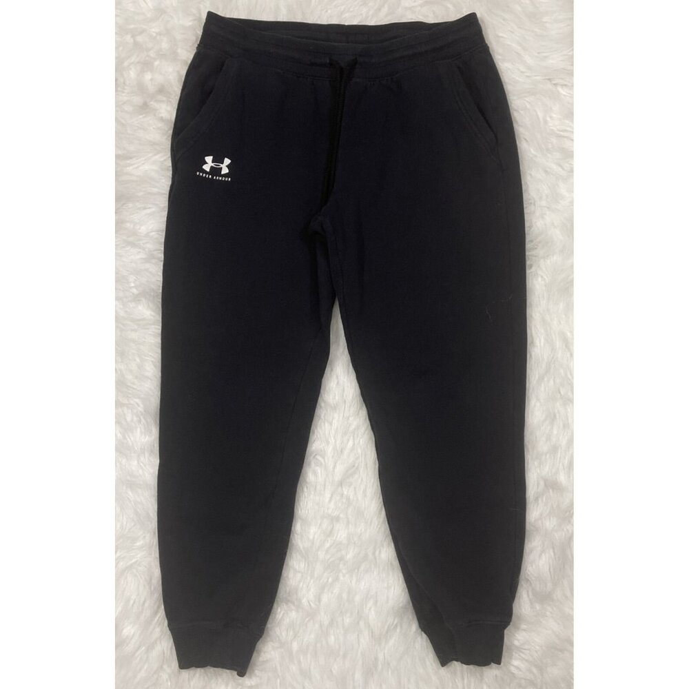 UNDER ARMOUR‎ joggers Womens large black with pockets